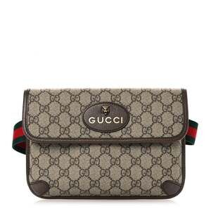 Gucci Gg Supreme Neo Vintage Web Belt #238328G11B